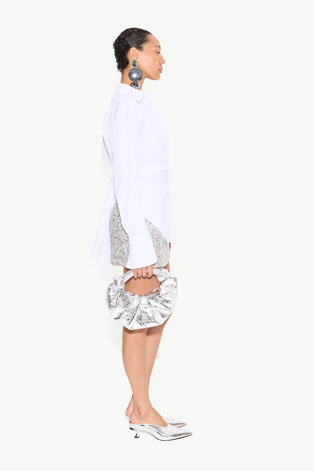 Loch Poplin Button Up | Simon Miller MACADAMIA