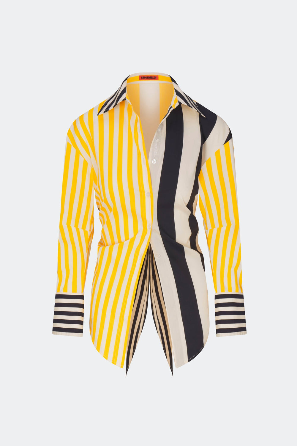 Loch Poplin Button Up | Simon Miller Sungold Stripe Combo