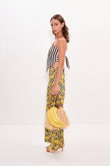 Pia Poplin Pant | Simon Miller Banana Stripe