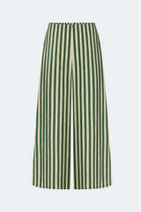 Toni Poplin Pant | Simon Miller Gummy Green/Ecru
