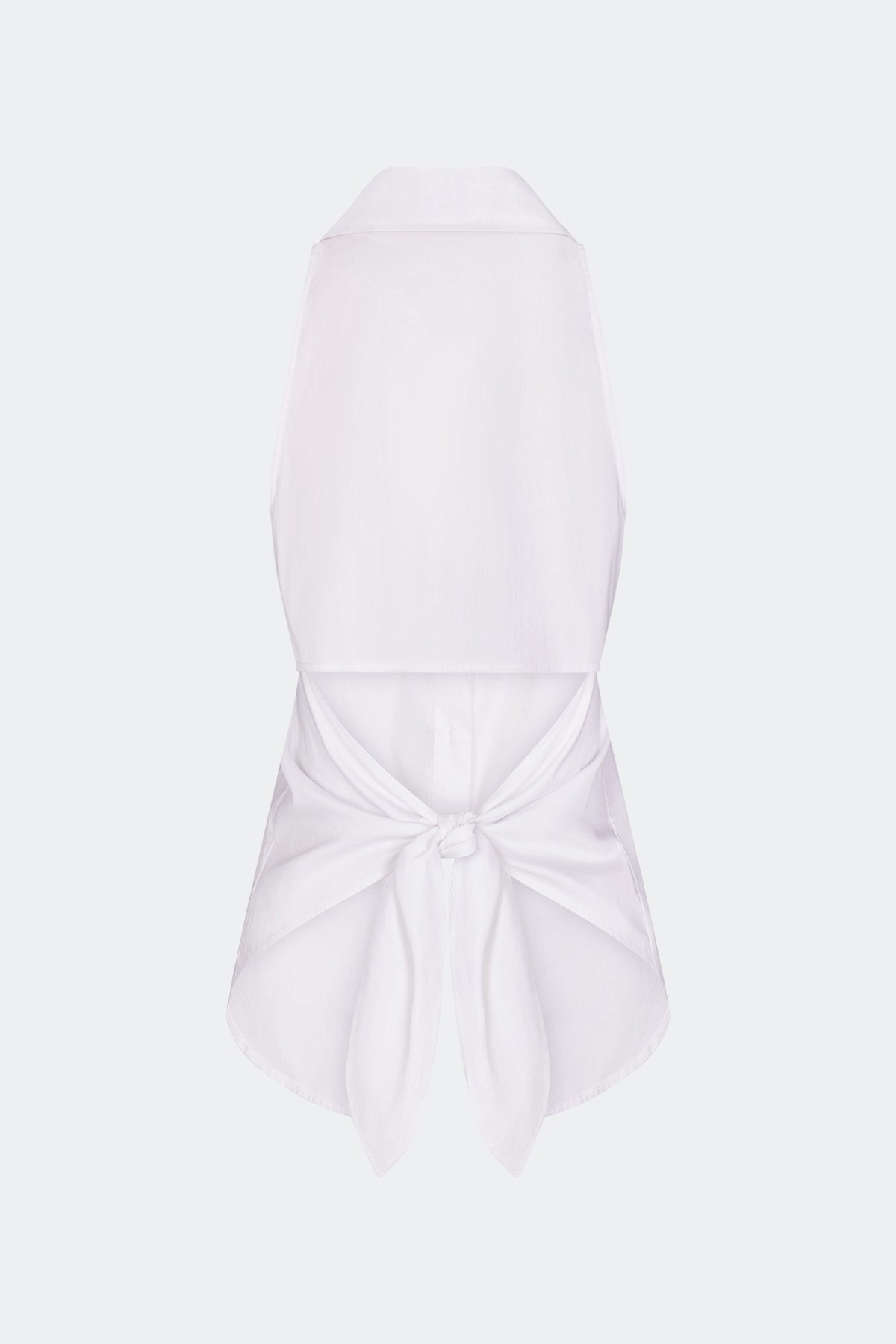 Loch Sleeveless Poplin Button Up | Simon Miller MACADAMIA