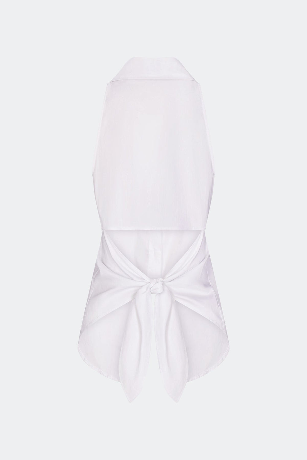 Loch Sleeveless Poplin Button Up | Simon Miller MACADAMIA