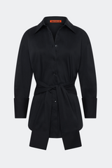 Inna Poplin Top | Simon Miller BLACK