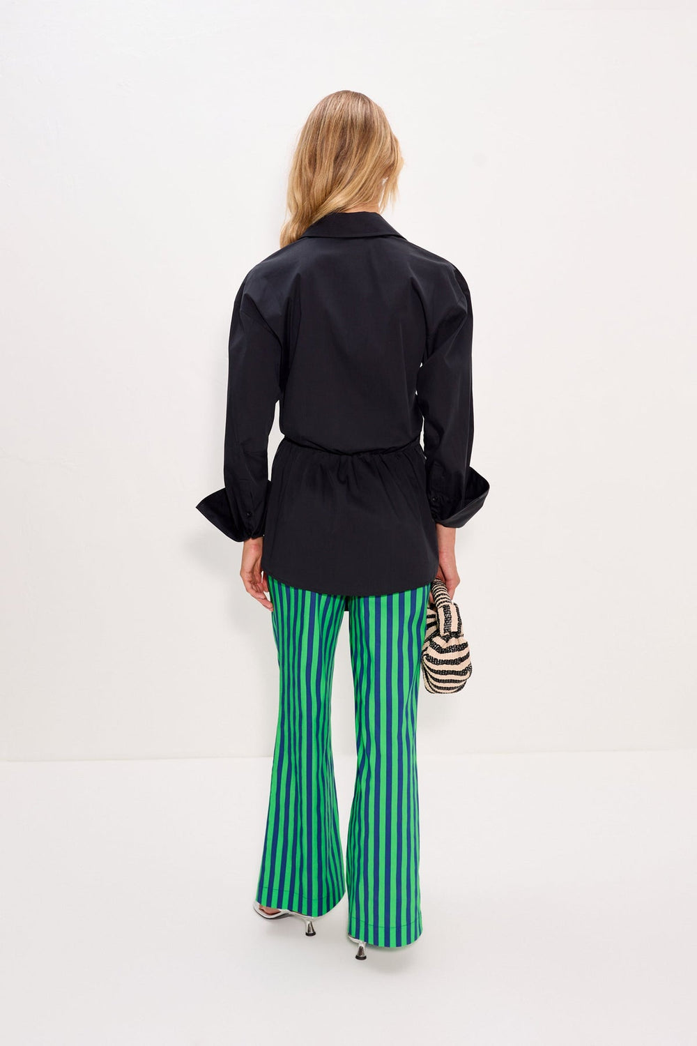 Inna Poplin Top | Simon Miller BLACK