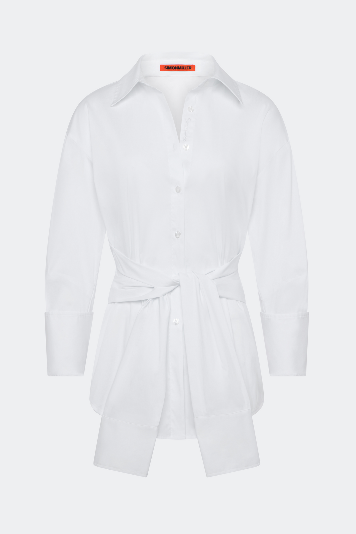 Inna Poplin Top | Simon Miller MACADAMIA