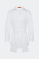 Inna Poplin Top | Simon Miller MACADAMIA