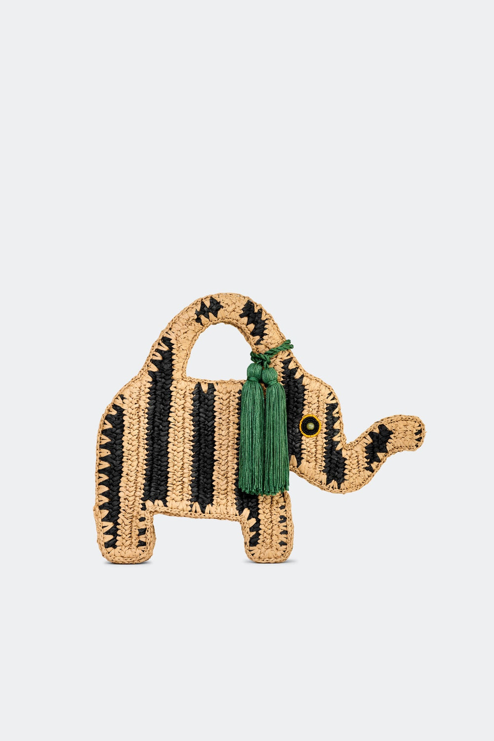 Elephant Bag | Simon Miller Black/Natural Stripe