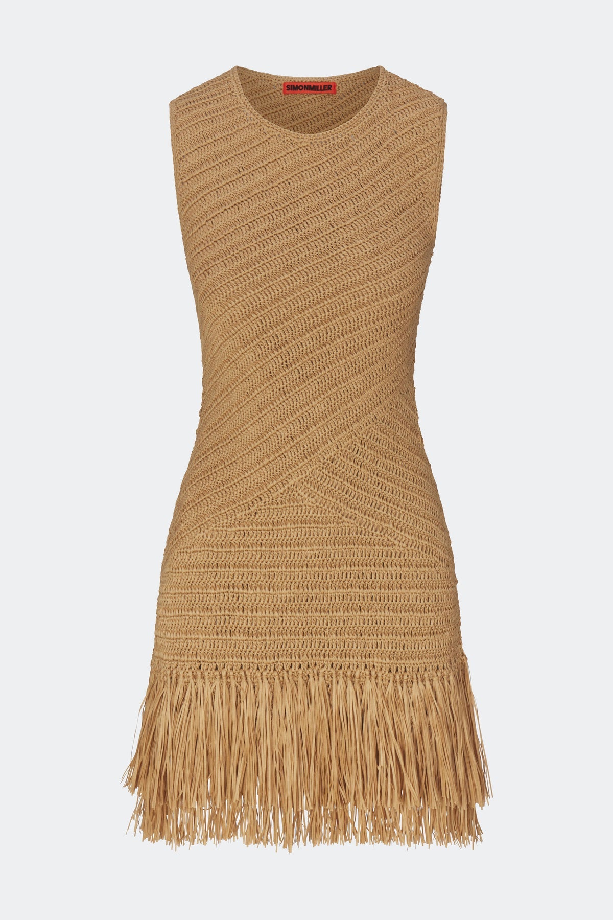 Mira Crochet Mini Dress | Simon Miller Natural