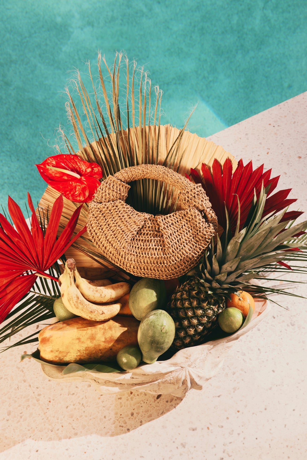Raffia Lopsy Bag | Simon Miller NATURAL