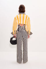 Loch Poplin Button Up | Simon Miller Sungold Stripe Combo
