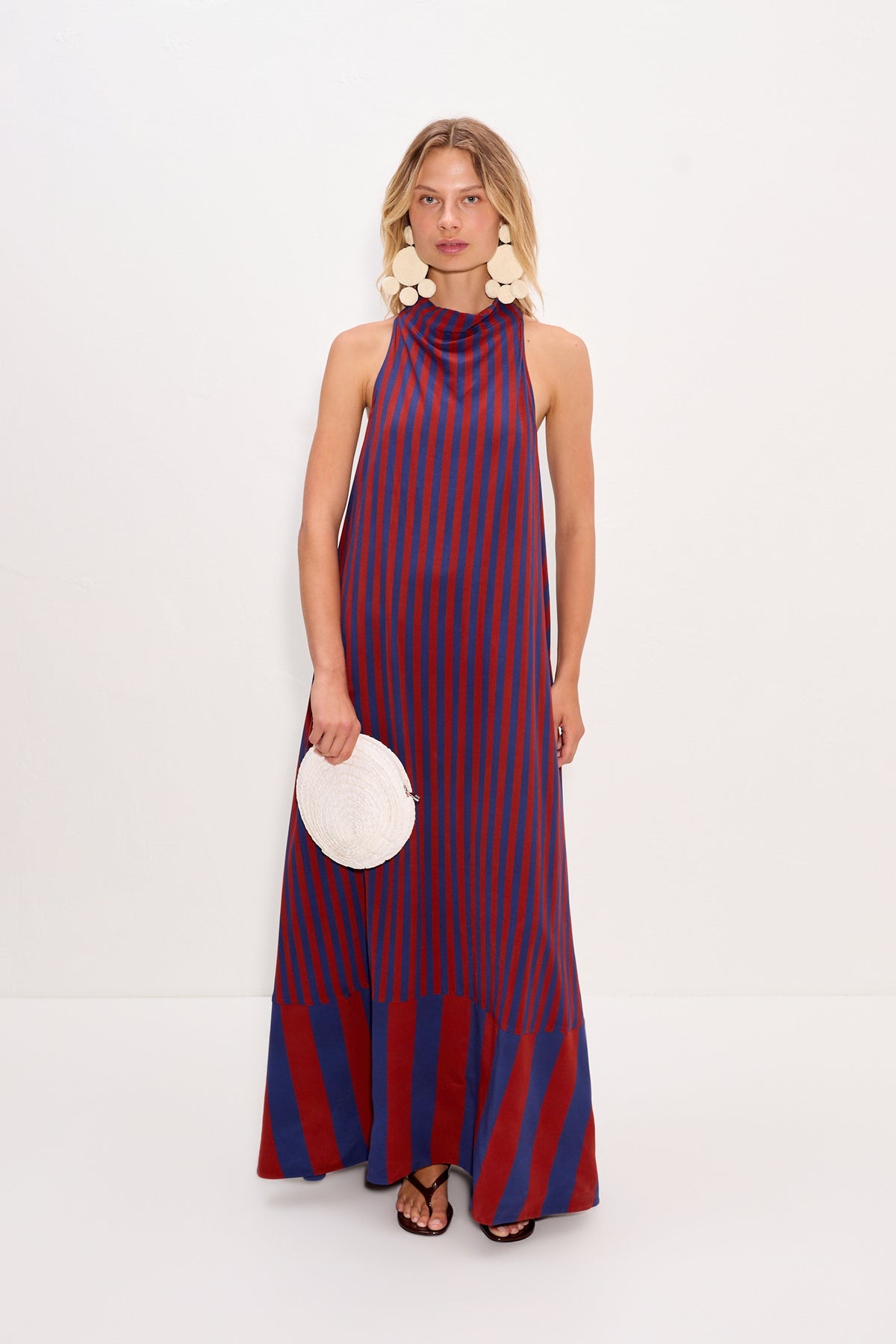 Mona Crepe Dress | Simon Miller Navy/Henna