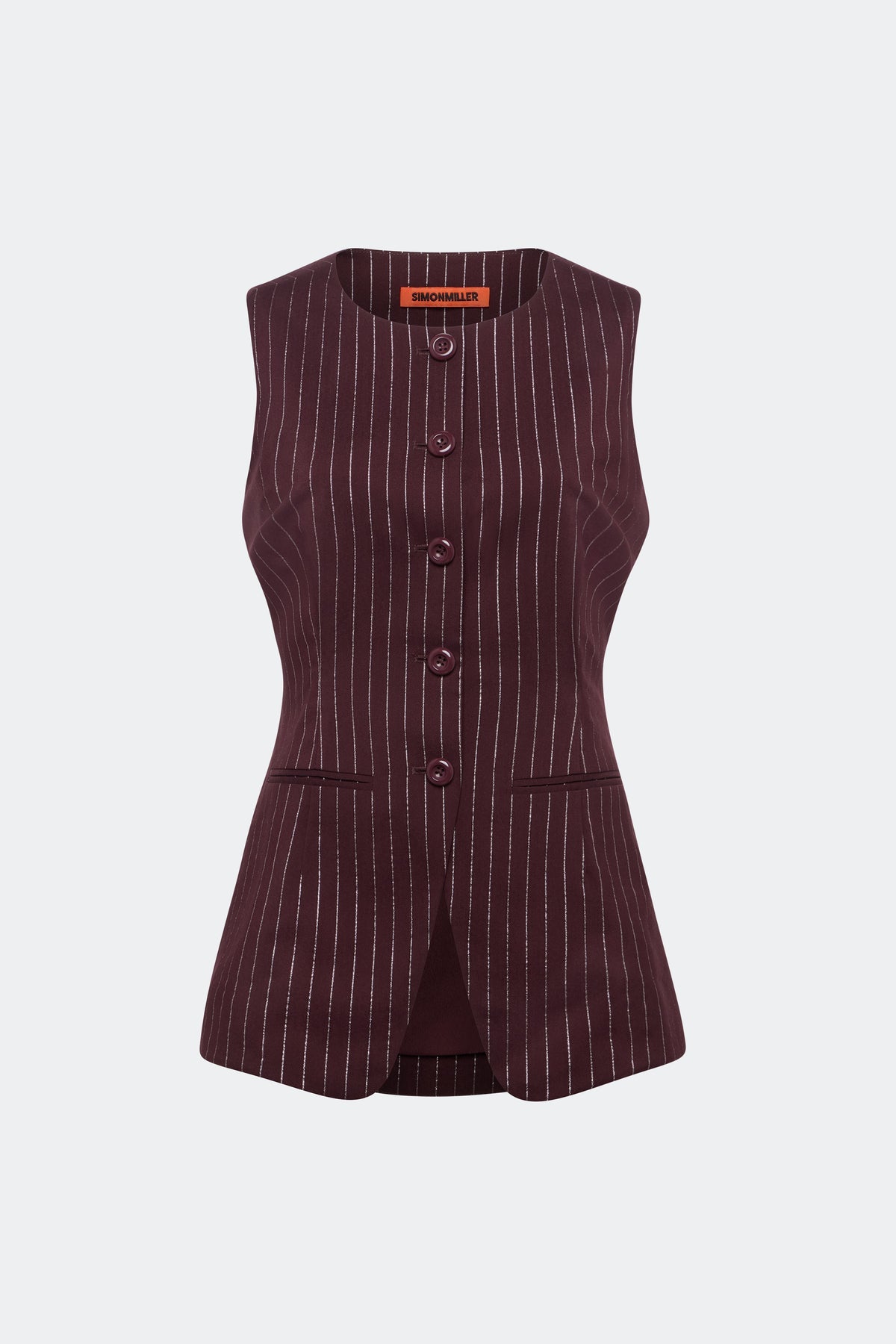 Del Mar Vest | Simon Miller BORDEAUX