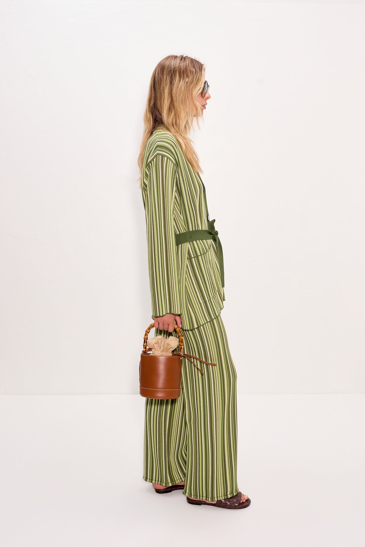 Jabber Knit Pant | Simon Miller Landscape Multi Stripe