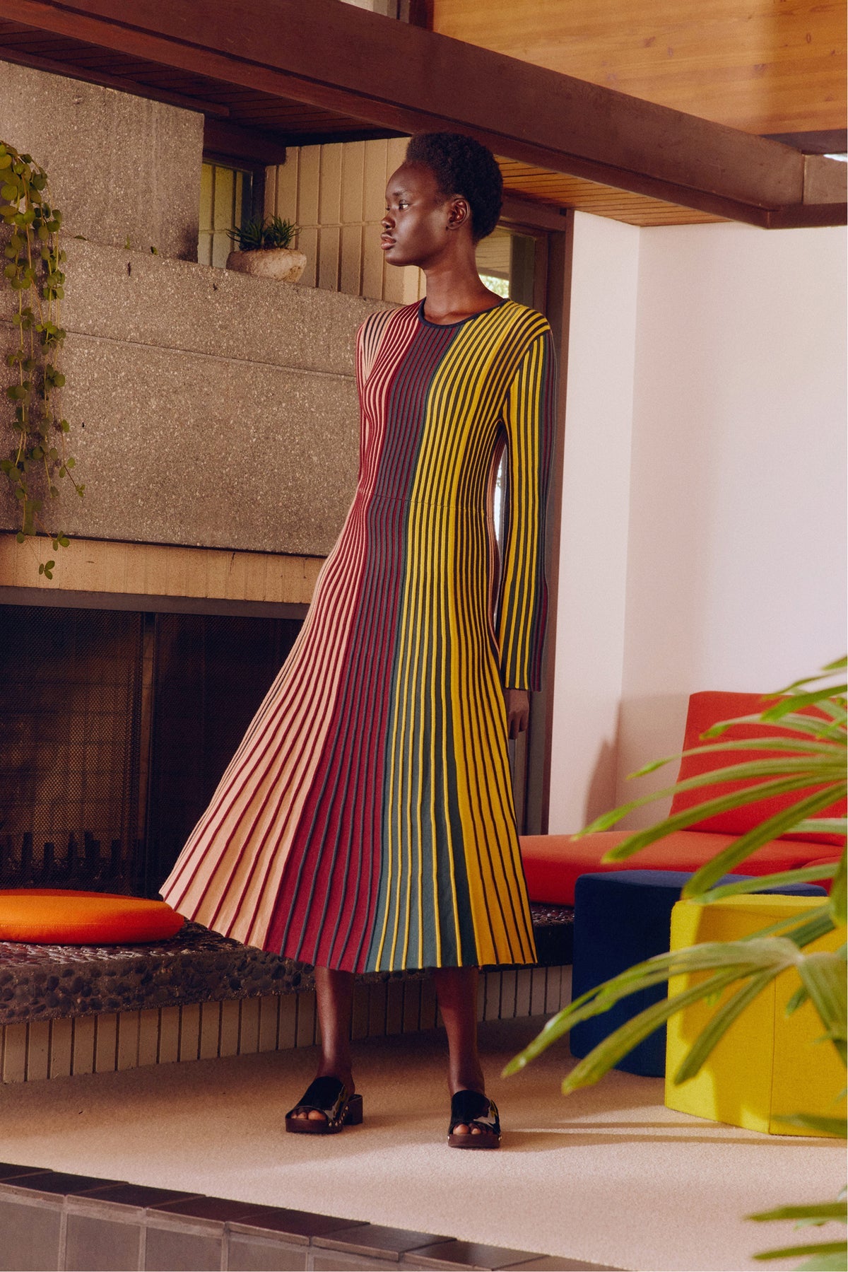 Celia Knit Dress | Simon Miller MULTI COLOR RIB