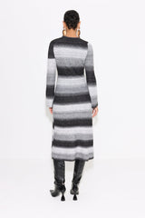 Axon Knit Dress | Simon Miller BLACK/MACADAMIA MULTI