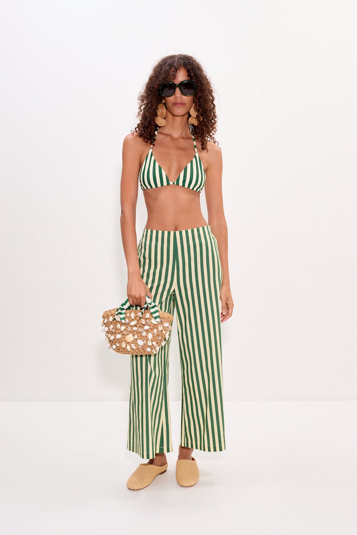 Bwai Bikini Top | Simon Miller Gummy Green/Ecru