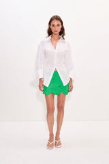 Beep Beep Mini Skirt | Simon Miller GRASS GREEN