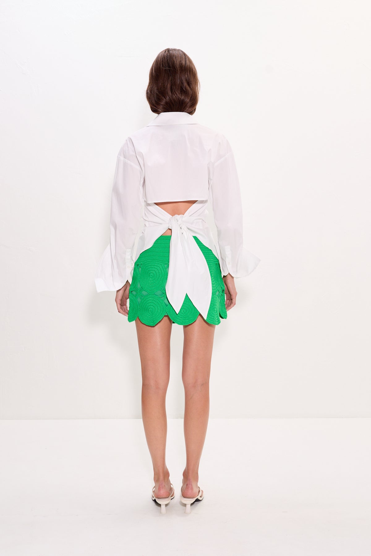 Beep Beep Mini Skirt | Simon Miller GRASS GREEN