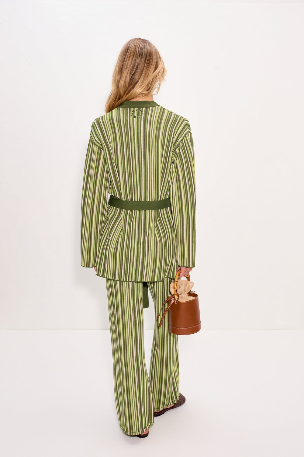 Max Belted Knit Cardigan | Simon Miller Landscape Multi Stripe