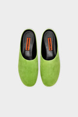Suede Riad Slipper | Simon Miller Matcha