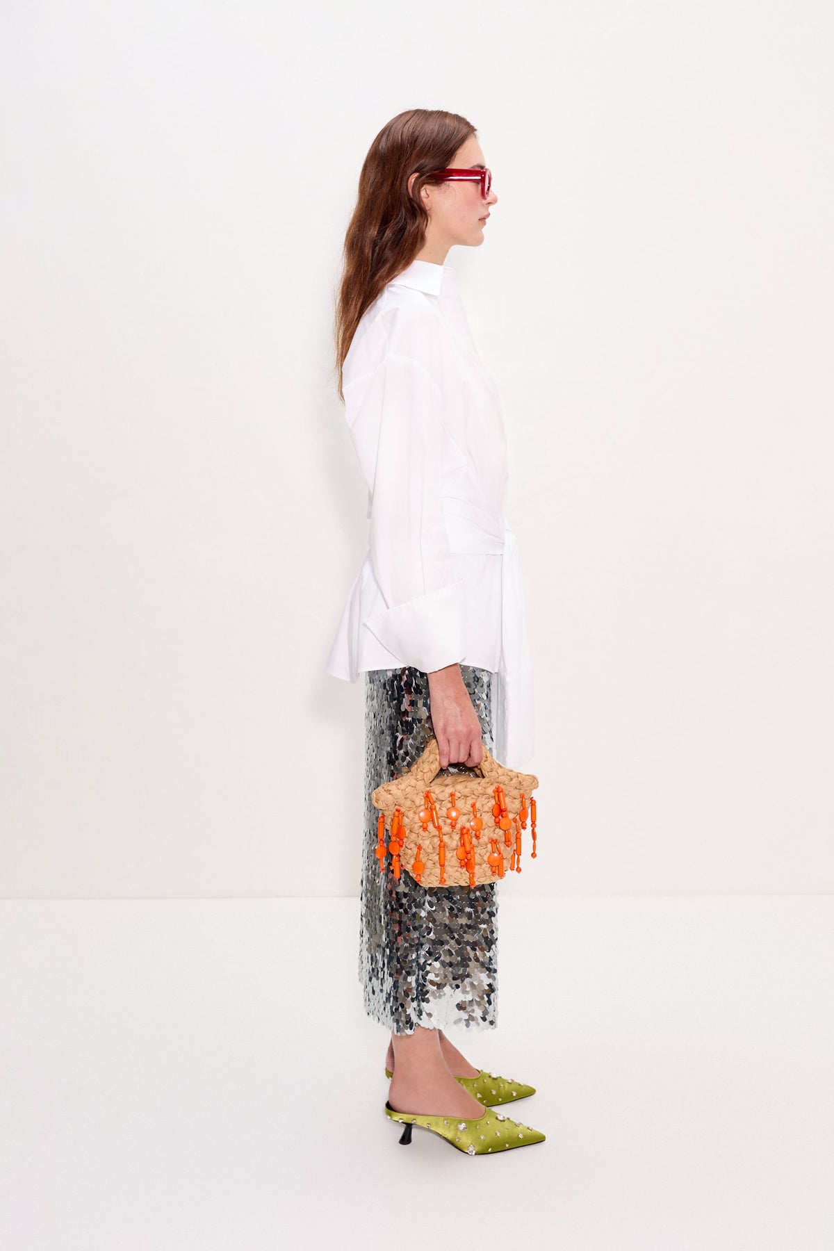 Inna Poplin Top | Simon Miller MACADAMIA